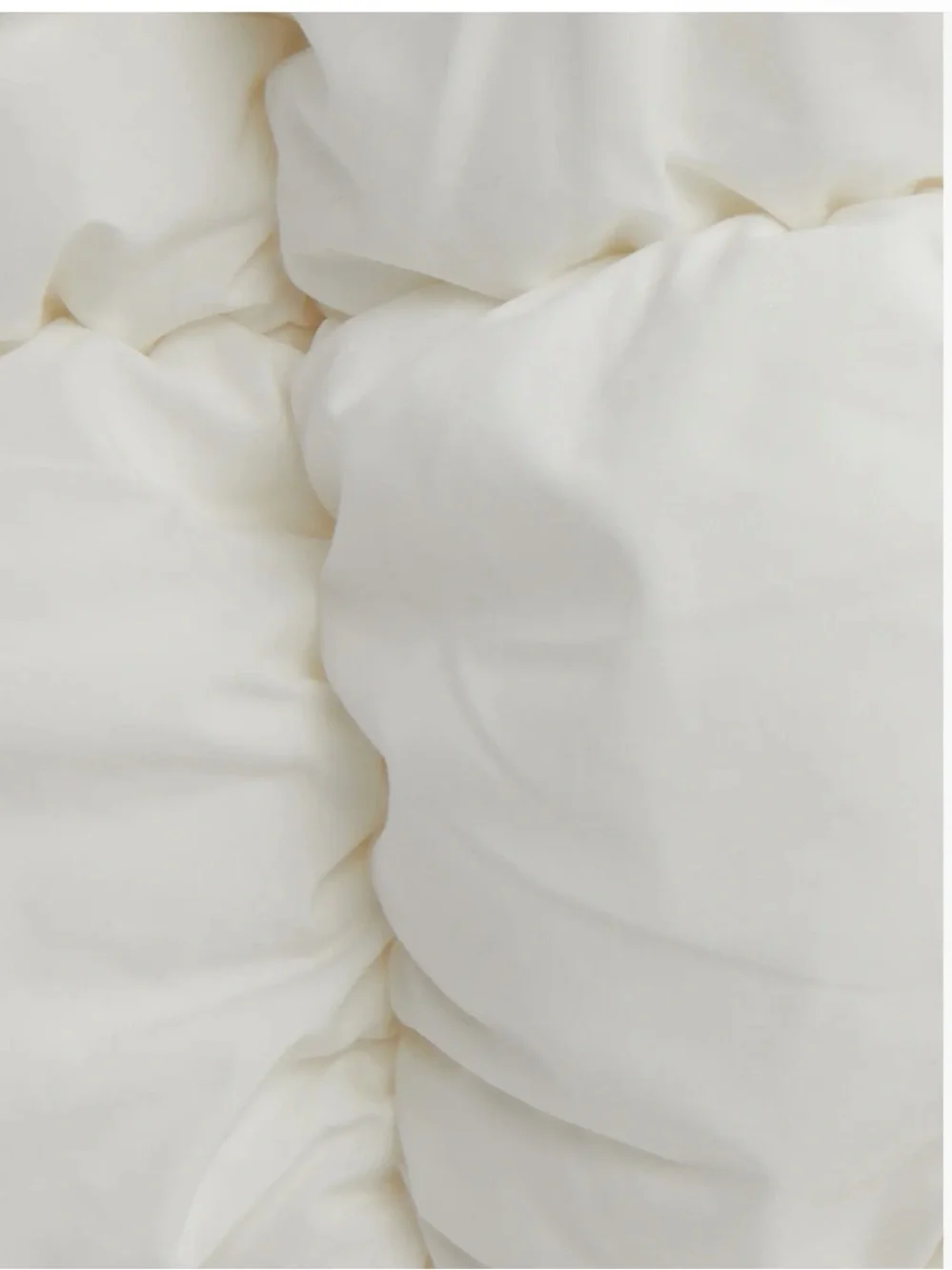 PARACHUTE 100% ORGANIC COZY COTTON Comforter white new KING/CAL KING